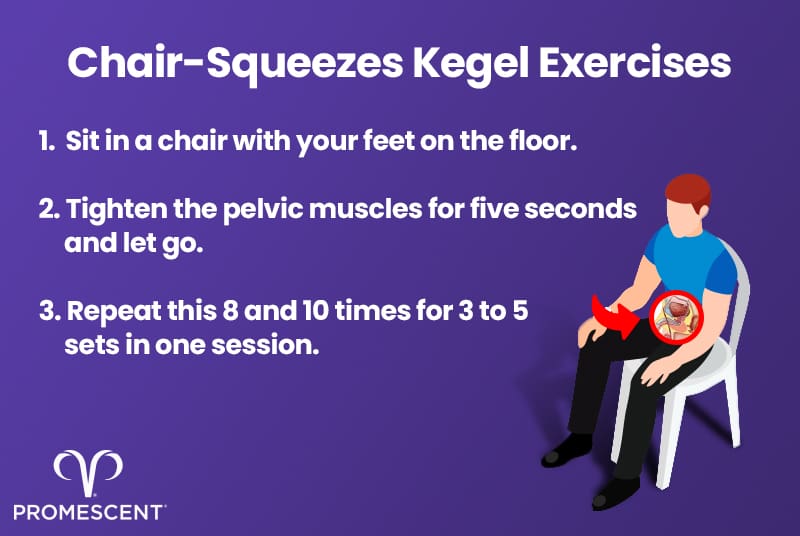 Chair squeeze kegels