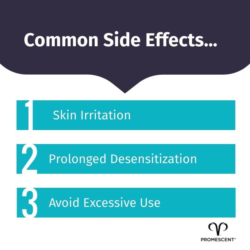 Common side effects of benzocaine