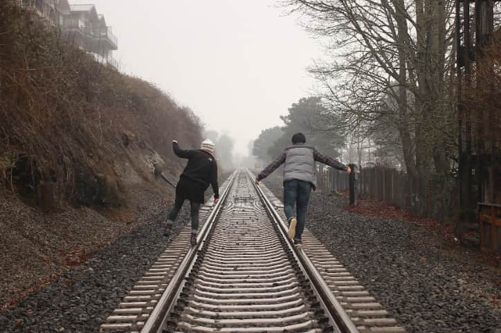 Couple Having Fun and Being Spontaneous