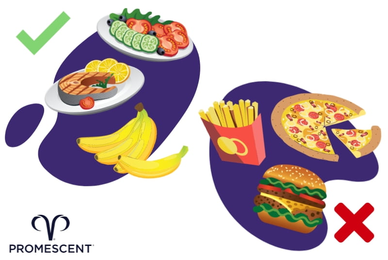 Changing your diet can help make a guy last longer in bed.