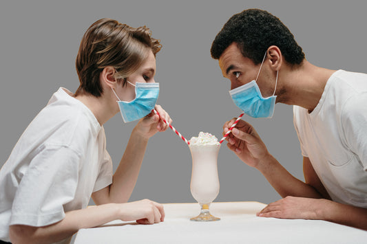 Couple being intimate during covid-19