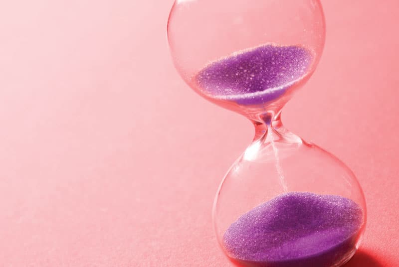 Hourglass timing how long sex should last