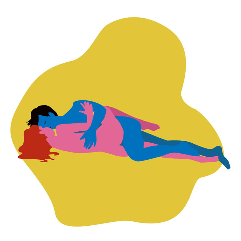 Side by side sex during pregnancy