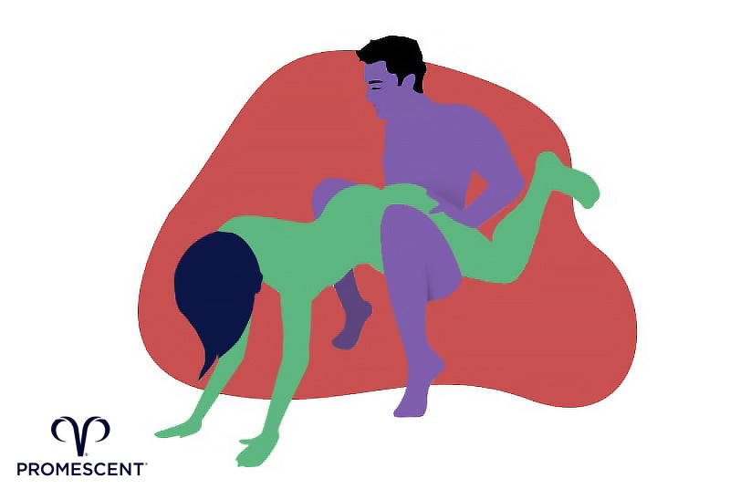 The wheelbarrow sex position for g-spot stimulation