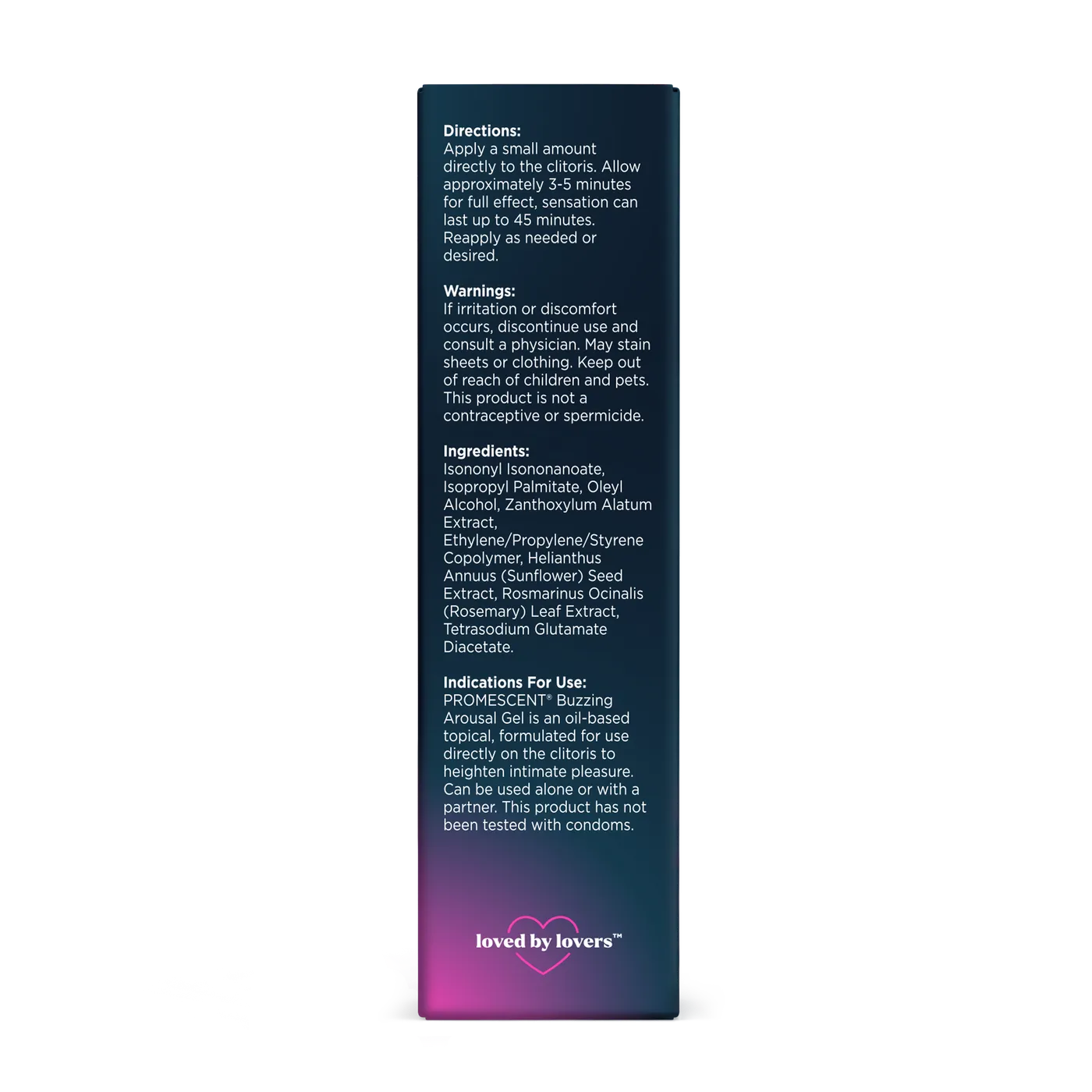 Buzzing Female Arousal Gel