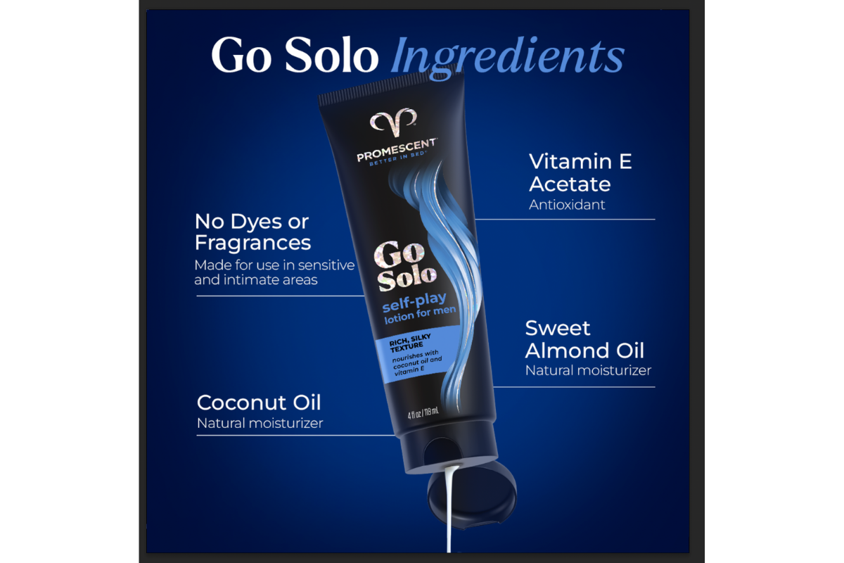 Go Solo masturbation lotion for men: key ingredients