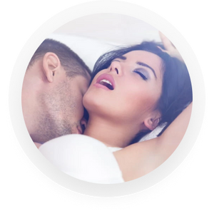 Woman enjoying sex while using Promescent lube