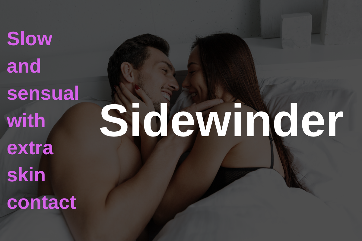 Sidewinder sex position.