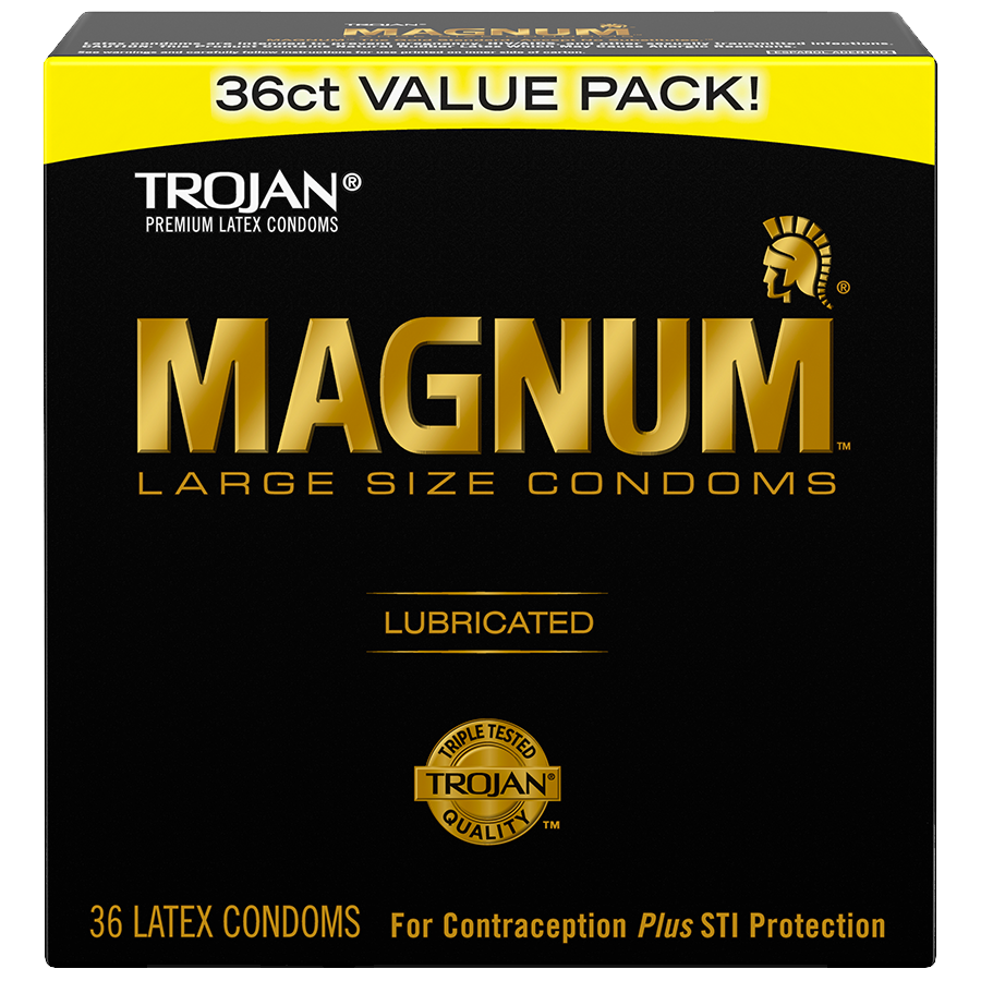 Trojan Magnum Large Condom - 36 Pack