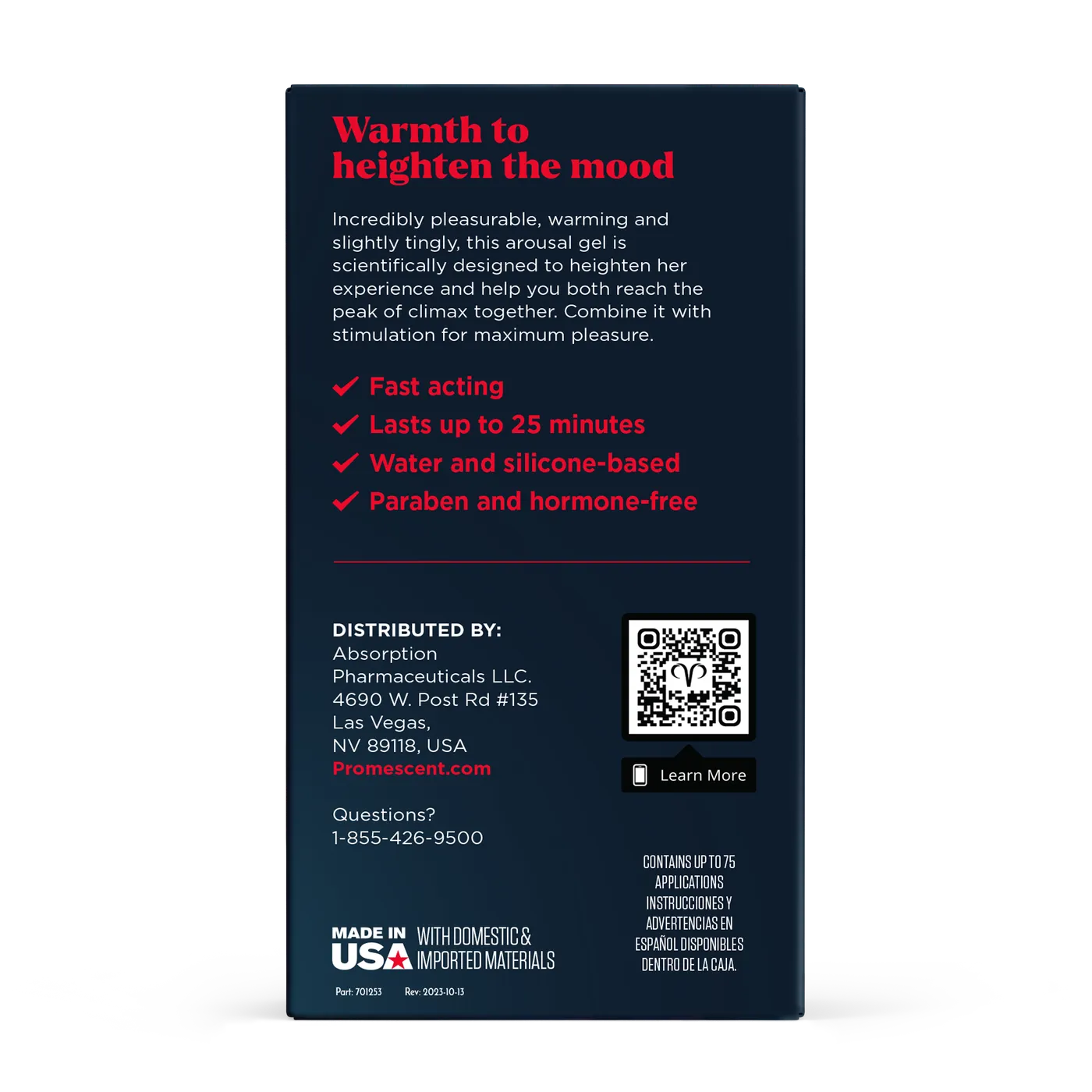 Warming Female Arousal Gel